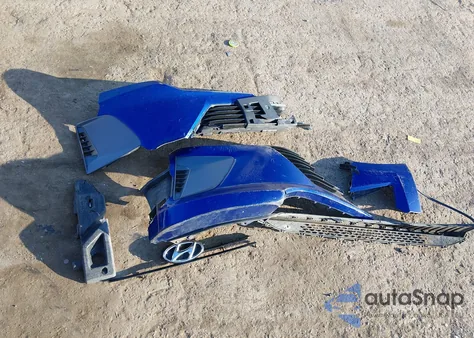 2019 Hyundai Ioniq Hybrid Blue из США, поврежденный, VIN KMHC65LC4KU110880